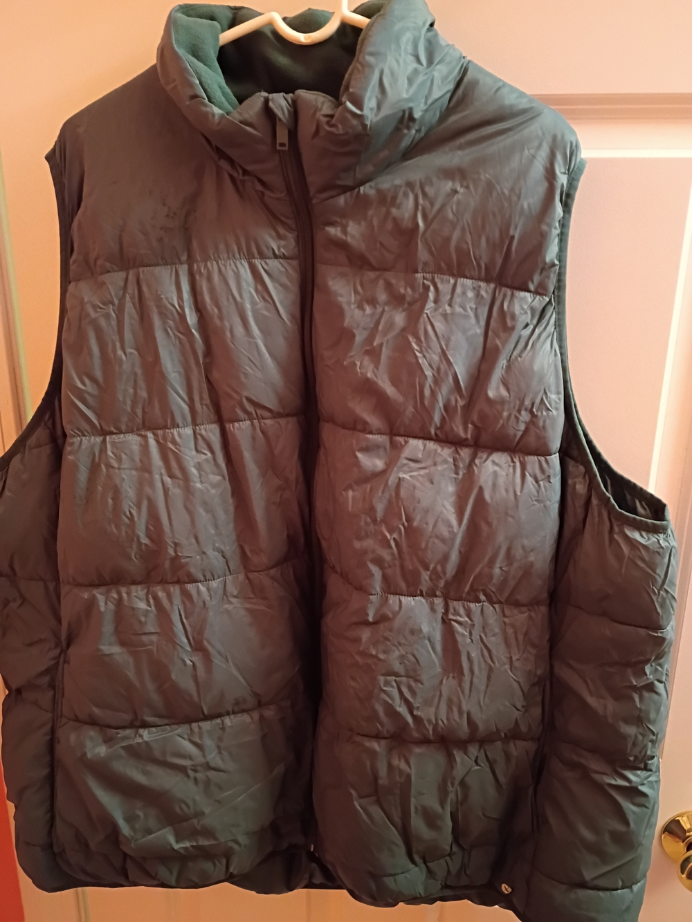 💚XERSION Packable Quilted Puffer Vest in Dark Green Size 5X💚